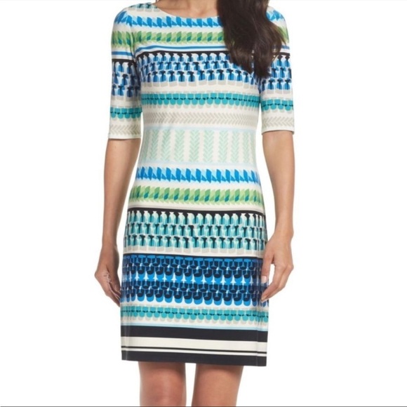 Eliza J geometric shift dress - Picture 8 of 8